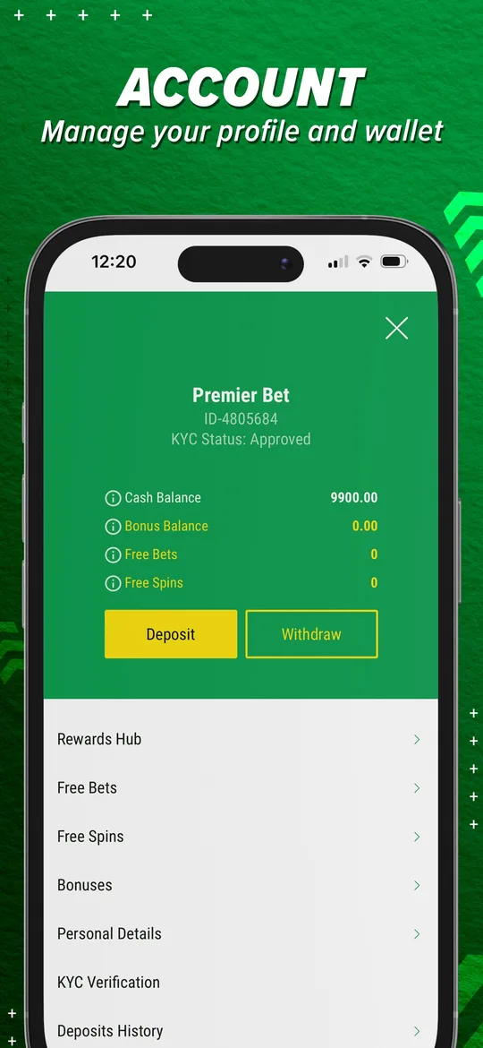 Section Vegas et machines à sous de Premier Bet